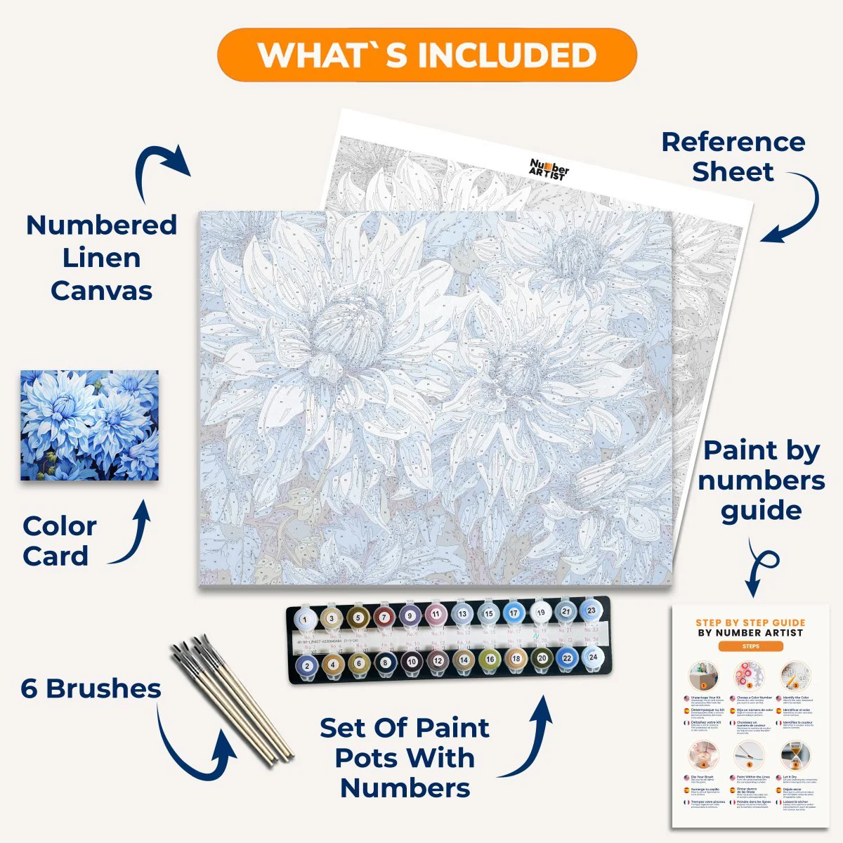 Azure Chrysanthemums - Image 3