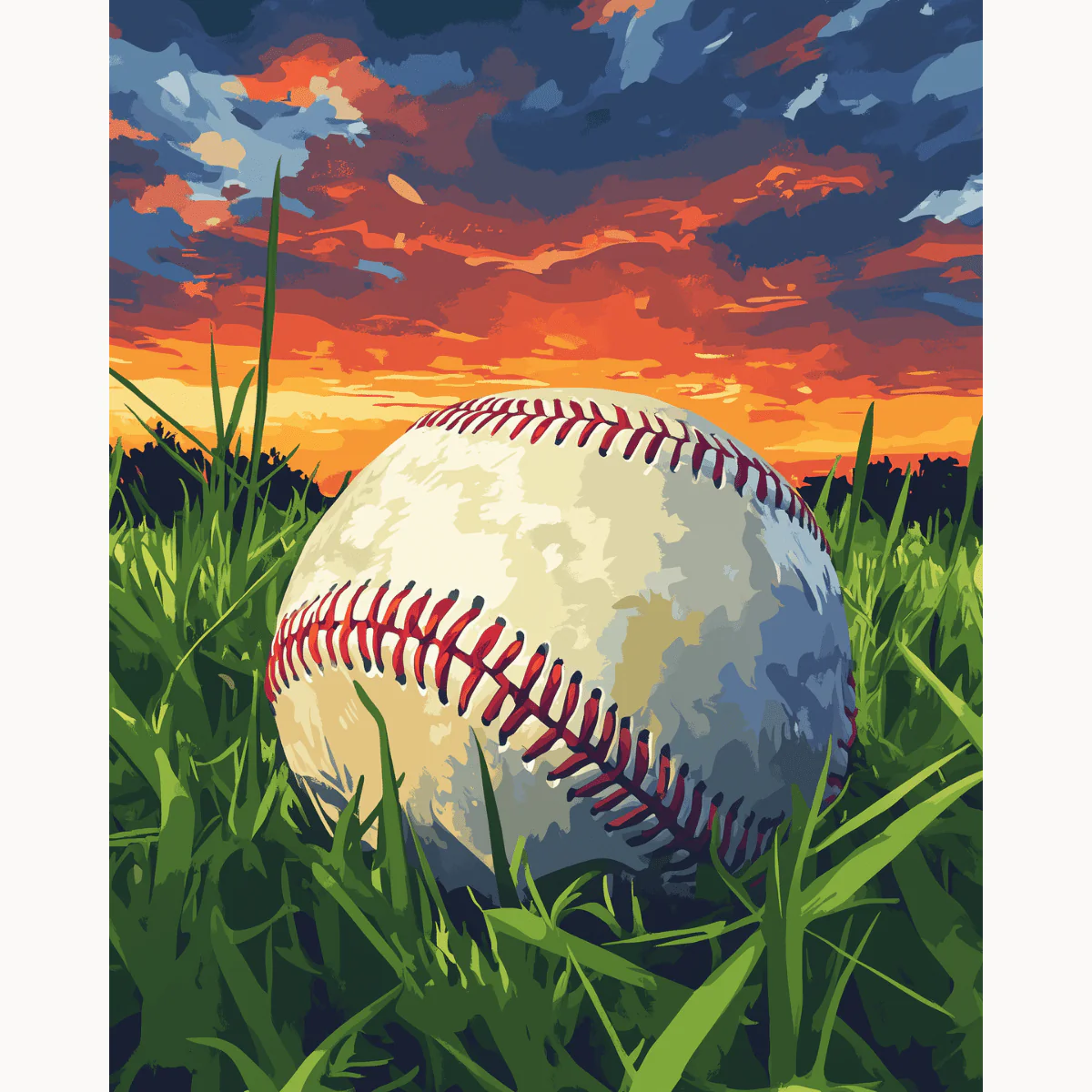 Baseball Sunset - Image 2