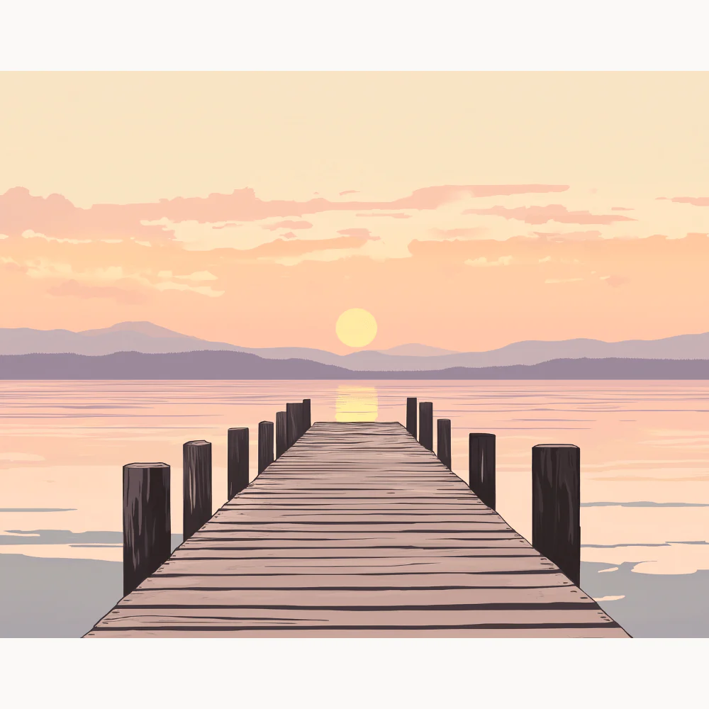 Calm Ocean Pier - Image 2