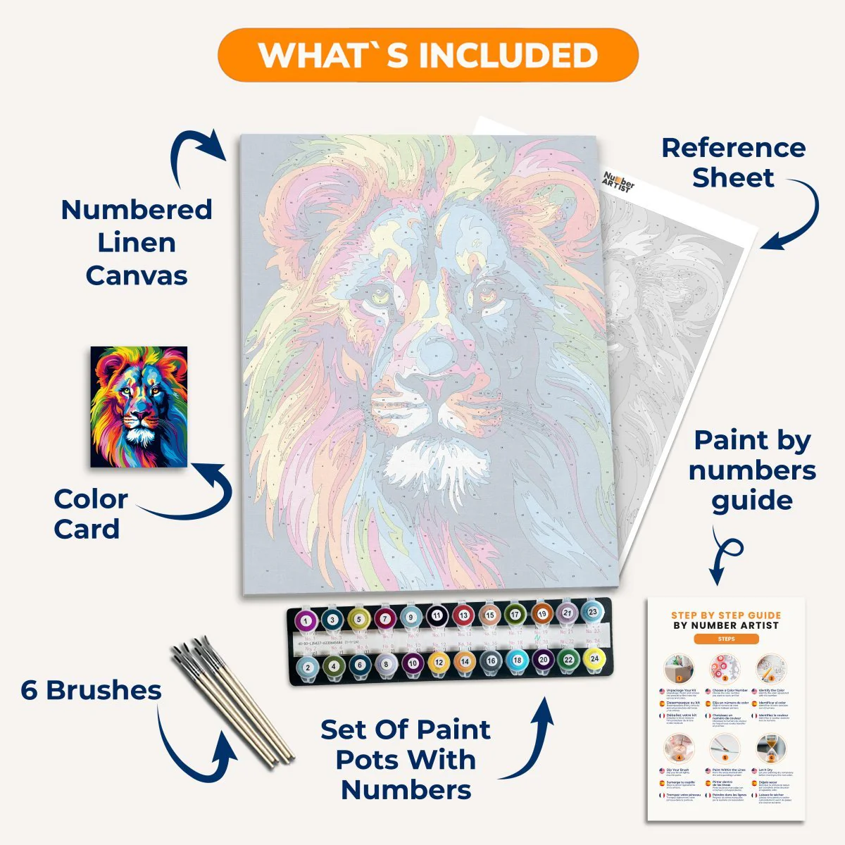 Colorful Lion - Image 3