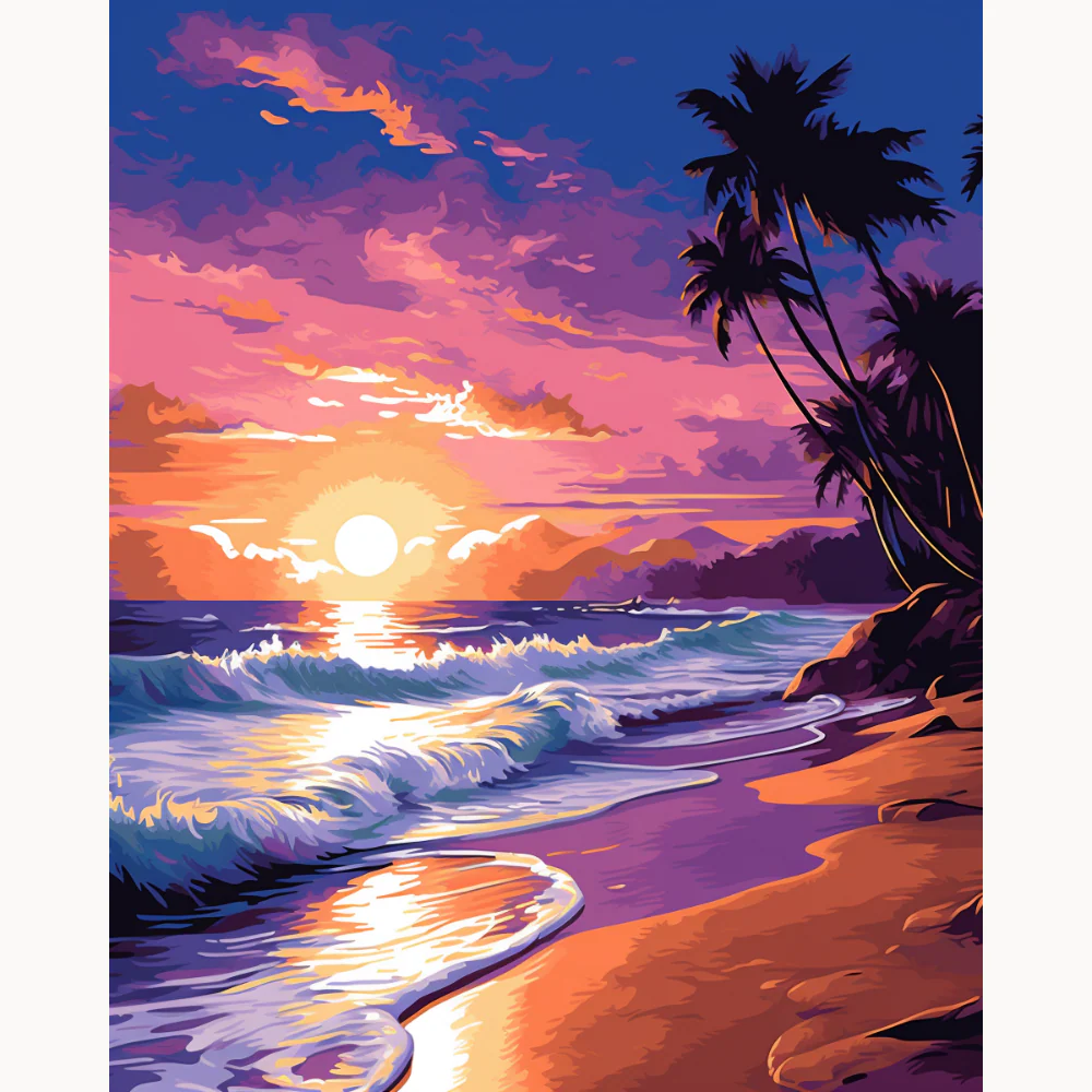 Cresting Twilight Waves - Image 3