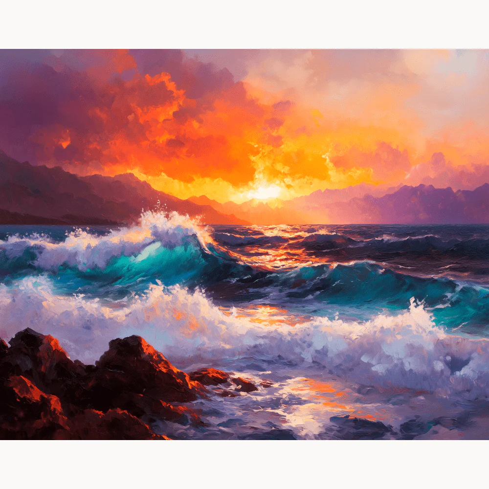 Dramatic Seaside Sunset - Image 2