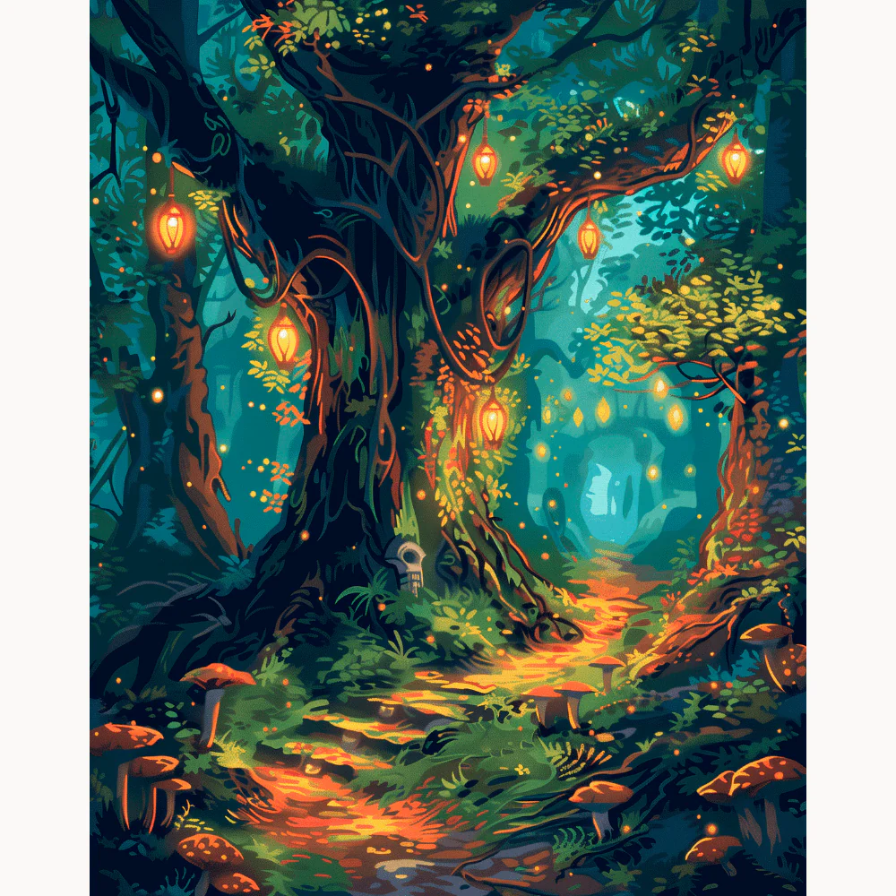 Hanging Lights Forest - Image 2