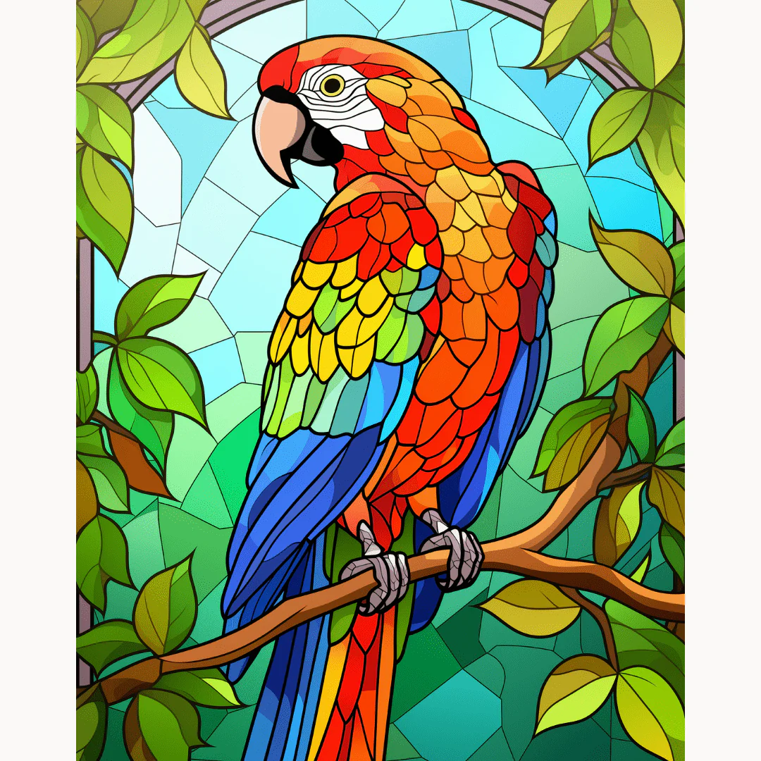 Mosaic Parrotrait - Image 2