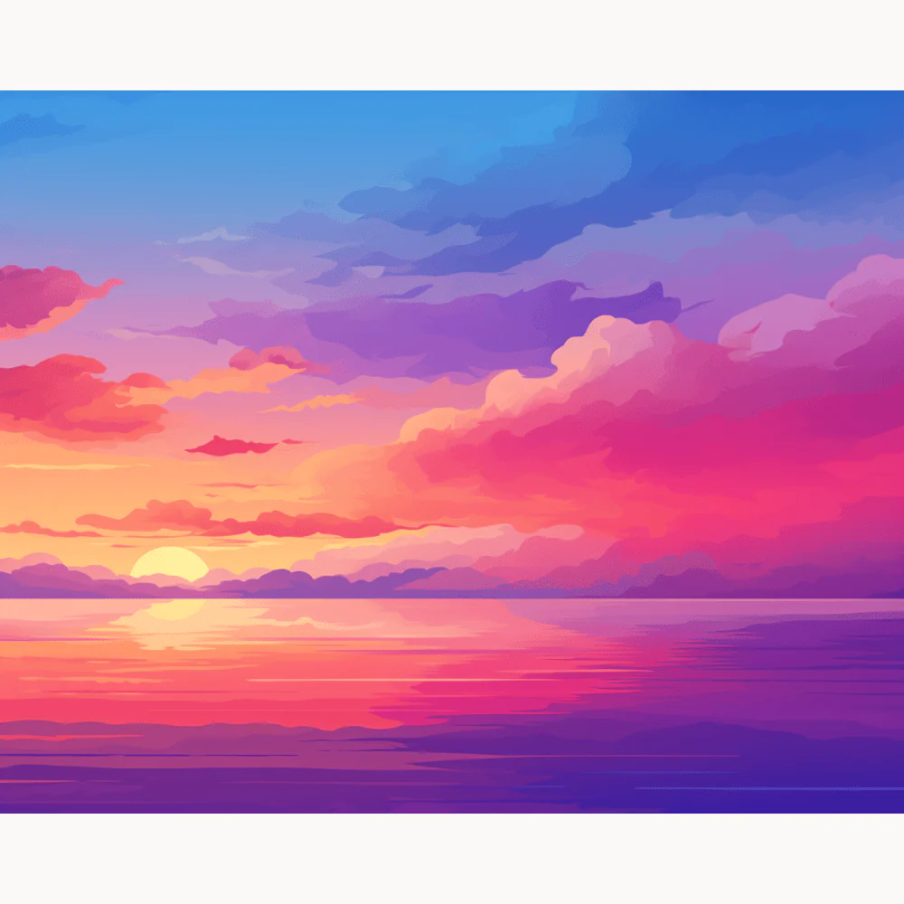Neon Pink Sunset - Image 2