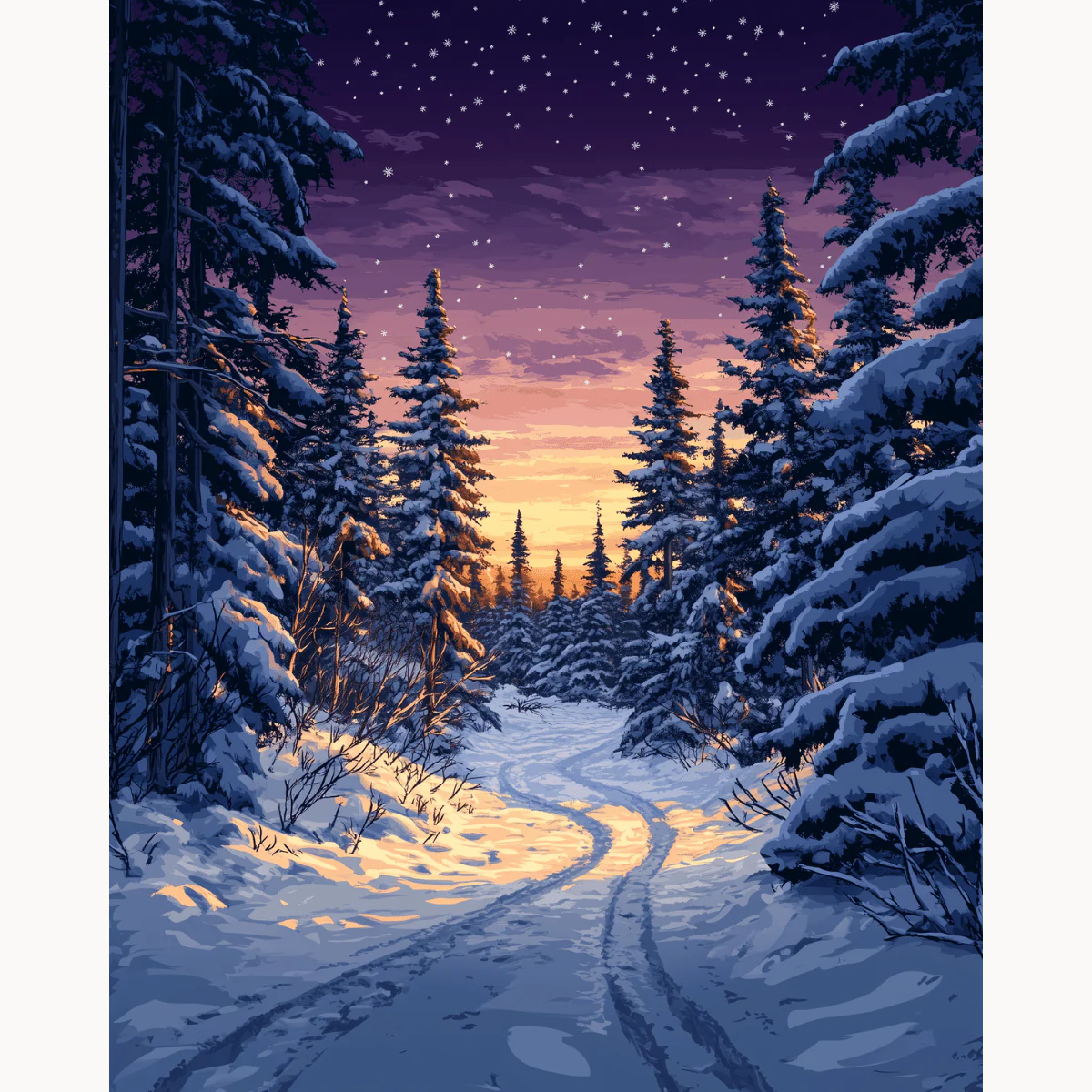 Snowy Road - Image 2