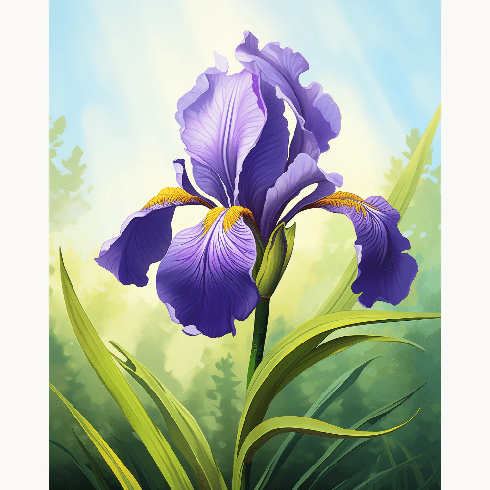Sunlit Iris - Image 2