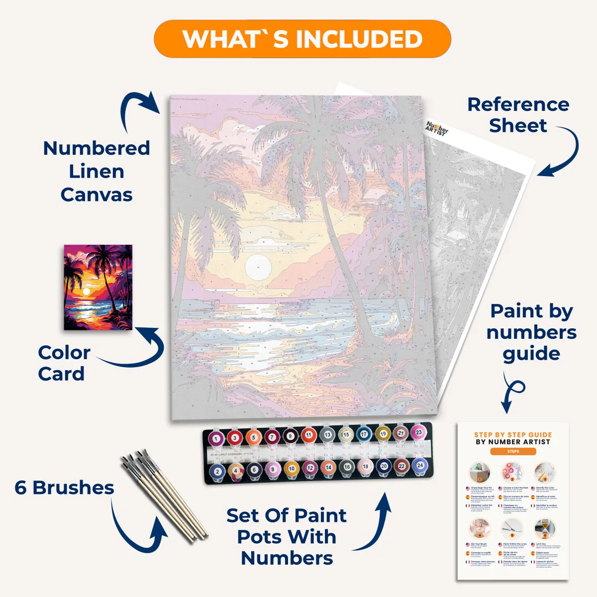 Tropical Sundown Palms - Image 3